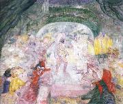 James Ensor Theater of Masks Germany oil painting artist